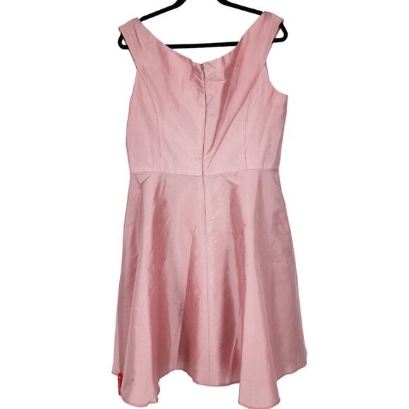 Alfred Sung Cocktail Length Off-The-Shoulder Dress Twirl Style D686 NWT size 16 - Picture 5 of 7